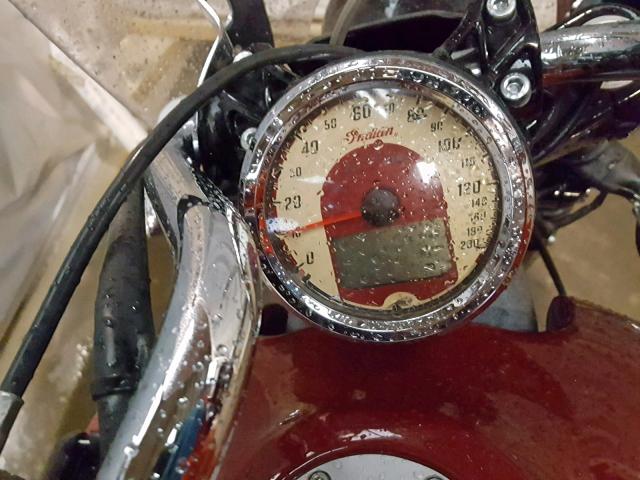 56KMSA000F3101445 - 2015 INDIAN MOTORCYCLE CO. SCOUT ABS RED photo 8