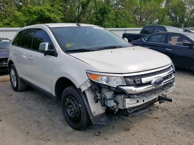 2FMDK3JC5DBC48492 - 2013 FORD EDGE SEL WHITE photo 1