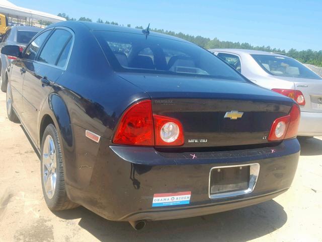 1G1ZH57B88F240743 - 2008 CHEVROLET MALIBU 1LT BLACK photo 3
