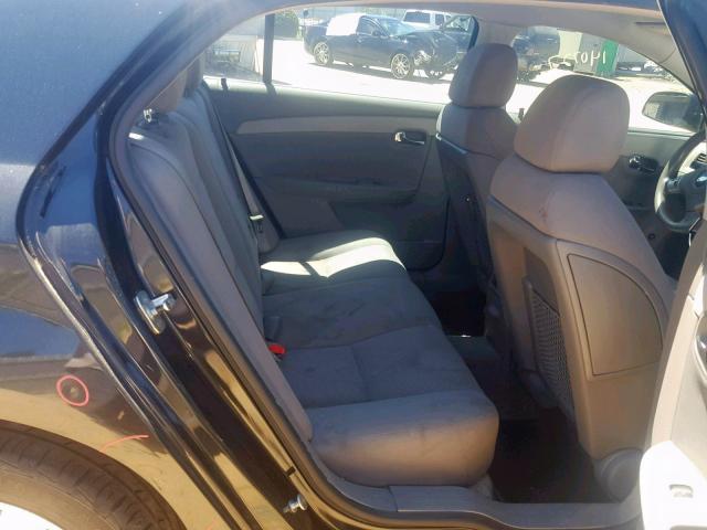 1G1ZH57B88F240743 - 2008 CHEVROLET MALIBU 1LT BLACK photo 6