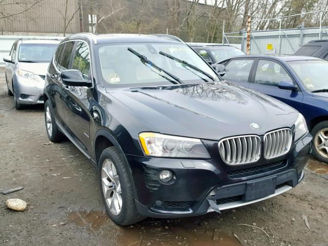 5UXWX7C56BL730856 - 2011 BMW X3 XDRIVE3 BLACK photo 1