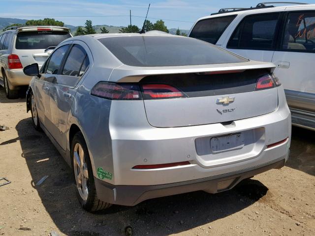 1G1RH6E4XDU147724 - 2013 CHEVROLET VOLT SILVER photo 3