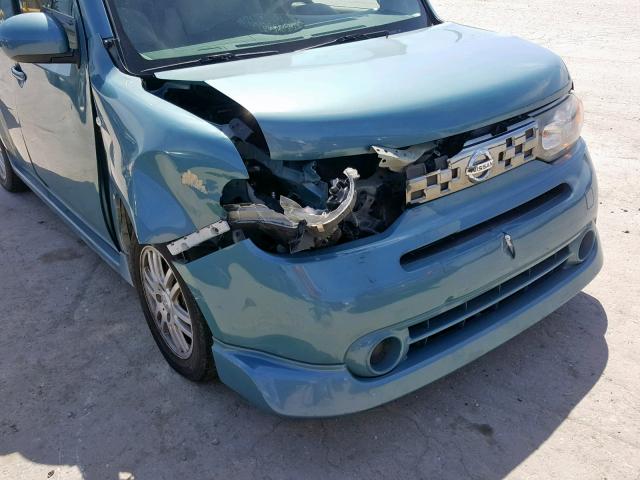 JN8AZ2KR8BT213074 - 2011 NISSAN CUBE BASE BLUE photo 9