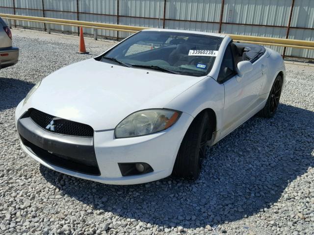 4A37L2EF2CE002836 - 2012 MITSUBISHI ECLIPSE SP WHITE photo 2