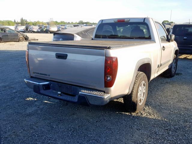 1GCCS349988231946 - 2008 CHEVROLET COLORADO L SILVER photo 4