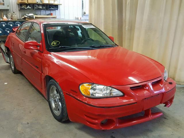 1G2NW52E22C180193 - 2002 PONTIAC GRAND AM G RED photo 1