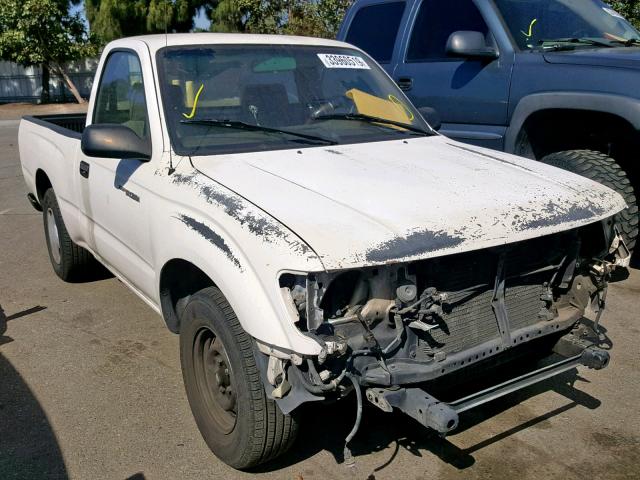 4TANL42N8YZ662828 - 2000 TOYOTA TACOMA WHITE photo 1