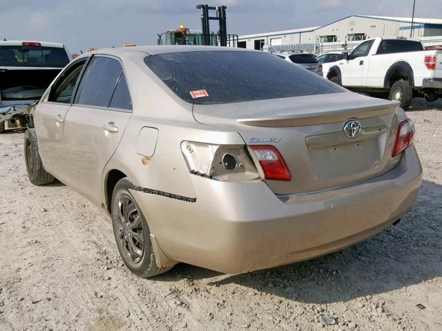 4T1BE46K07U630271 - 2007 TOYOTA CAMRY NEW BEIGE photo 3