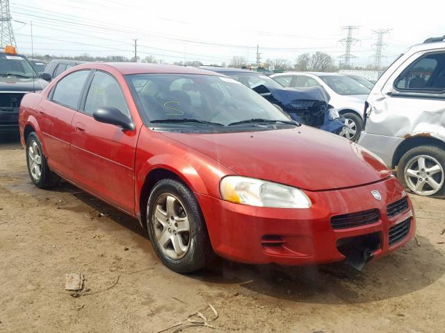 1B3EL46X23N528320 - 2003 DODGE STRATUS SE RED photo 1