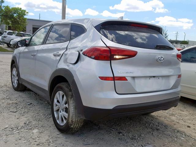 KM8J23A41KU886970 - 2019 HYUNDAI TUCSON SE SILVER photo 3