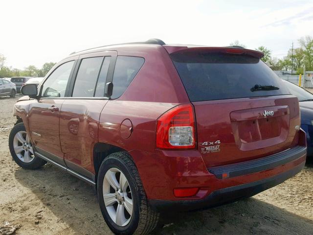 1J4NF1FB5BD135497 - 2011 JEEP COMPASS SP 栗色 照片 3