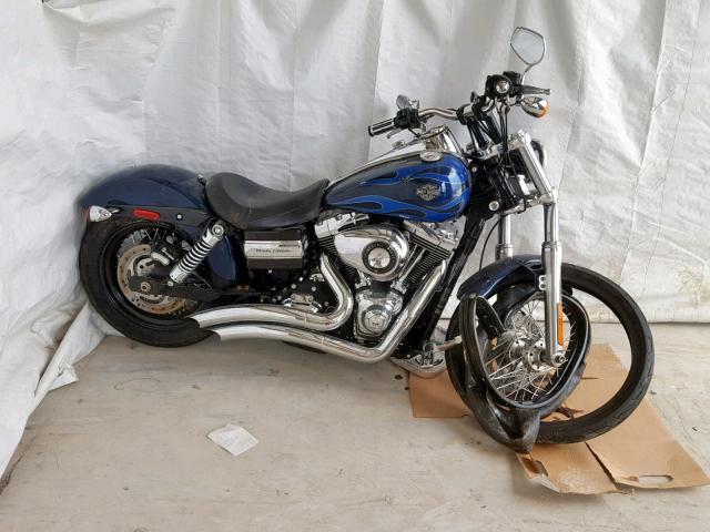 1HD1GPM13CC309281 - 2012 HARLEY-DAVIDSON FXDWG DYNA BLUE photo 9