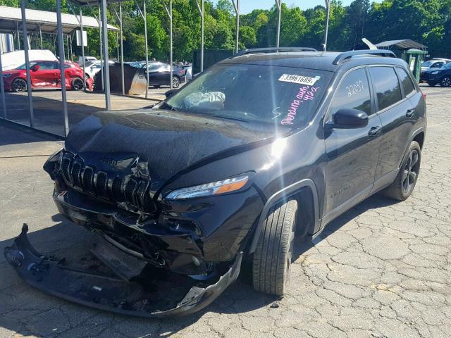 1C4PJLCX6JD588857 - 2018 JEEP CHEROKEE L BLACK photo 2