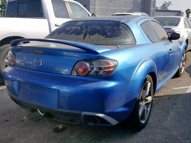 JM1FE173450161170 - 2005 MAZDA RX8 BLUE photo 4