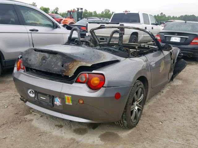 4USBT33514LS52038 - 2004 BMW Z4 2.5 BURN photo 4