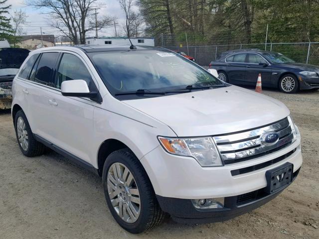 2FMDK4KC6ABA57681 - 2010 FORD EDGE LIMIT WHITE photo 1