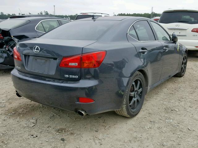 JTHBK262382073000 - 2008 LEXUS IS 250 CHARCOAL photo 4