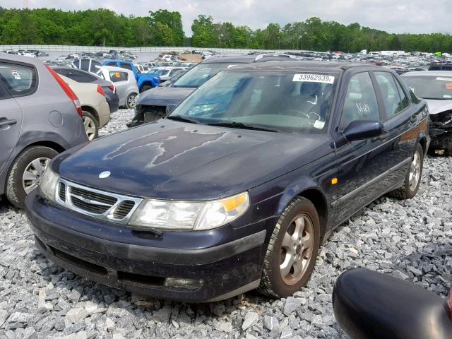 YS3EF48Z2X3048518 - 1999 SAAB 9-5 SE BLUE photo 2