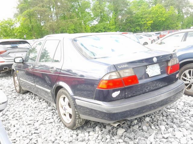 YS3EF48Z2X3048518 - 1999 SAAB 9-5 SE BLUE photo 3