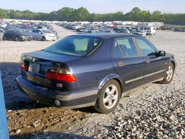 YS3EF48Z2X3048518 - 1999 SAAB 9-5 SE BLUE photo 4