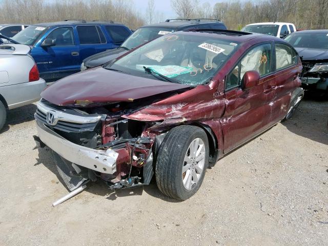 2HGFB2F86CH502638 - 2012 HONDA CIVIC EX  photo 2