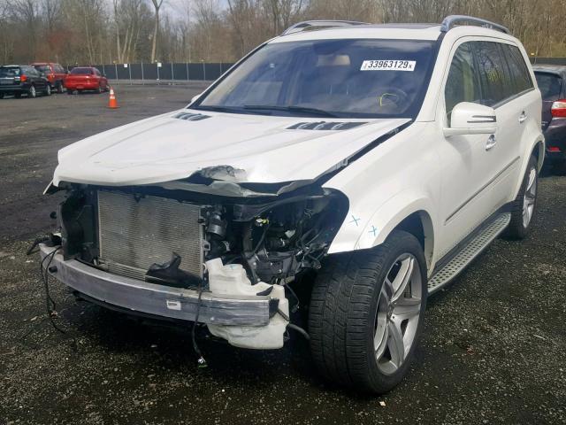 4JGBF8GE3CA779380 - 2012 MERCEDES-BENZ GL 550 4MA WHITE photo 2