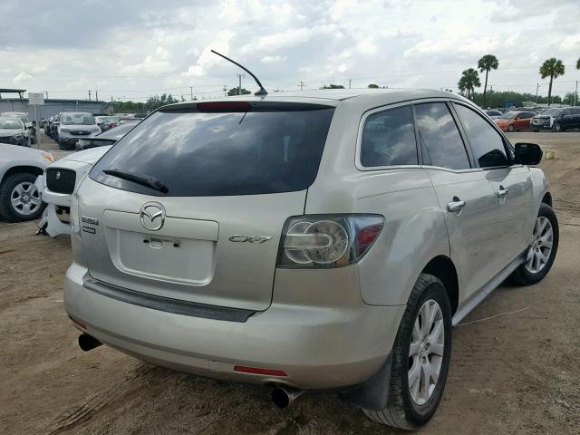 JM3ER293870117041 - 2007 MAZDA CX-7 SILVER photo 4