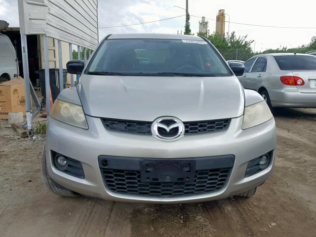 JM3ER293870117041 - 2007 MAZDA CX-7 SILVER photo 9