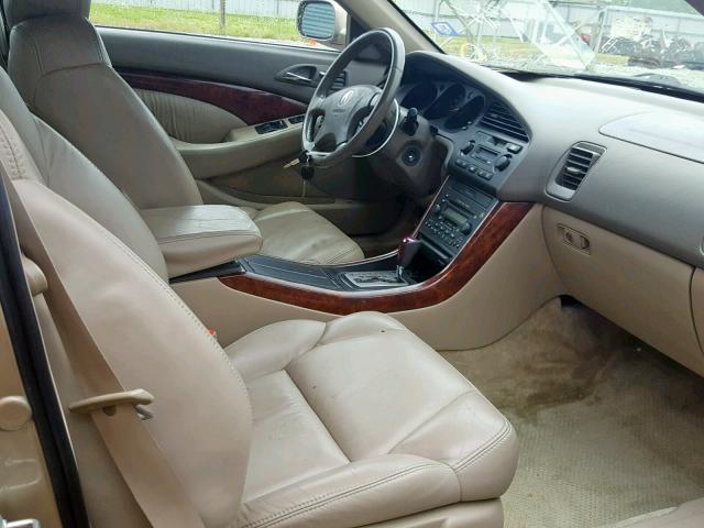 19UYA42423A012898 - 2003 ACURA 3.2CL BEIGE photo 5