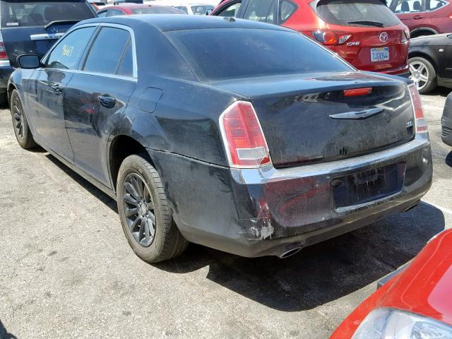 2C3CCAAG8DH551675 - 2013 CHRYSLER 300 BLACK photo 3