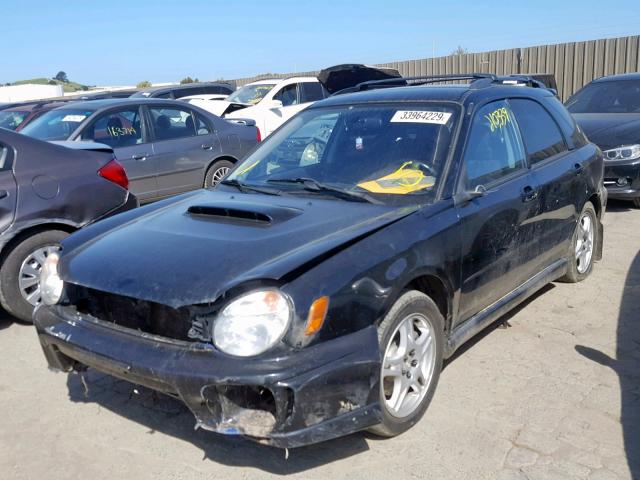 JF1GG29612G829446 - 2002 SUBARU IMPREZA WR BLACK photo 2