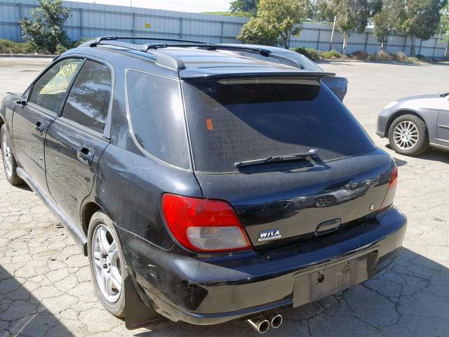 JF1GG29612G829446 - 2002 SUBARU IMPREZA WR BLACK photo 3