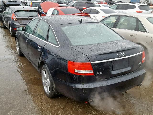 WAUDH74F38N183035 - 2008 AUDI A6 3.2 QUA BLACK photo 3