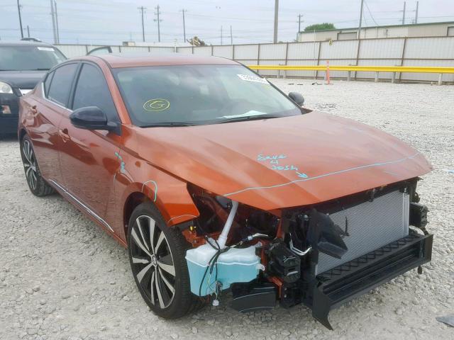 1N4BL4CV0KC206893 - 2019 NISSAN ALTIMA SR ORANGE photo 1