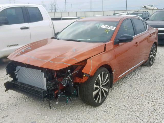 1N4BL4CV0KC206893 - 2019 NISSAN ALTIMA SR ORANGE photo 2