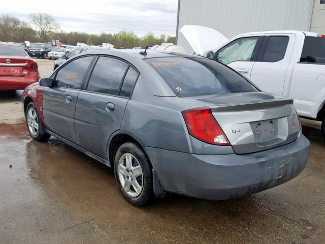 1G8AJ58F97Z102744 - 2007 SATURN ION LEVEL GRAY photo 3