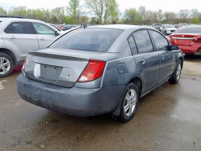1G8AJ58F97Z102744 - 2007 SATURN ION LEVEL GRAY photo 4