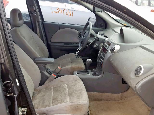 1G8AJ58F97Z102744 - 2007 SATURN ION LEVEL GRAY photo 5