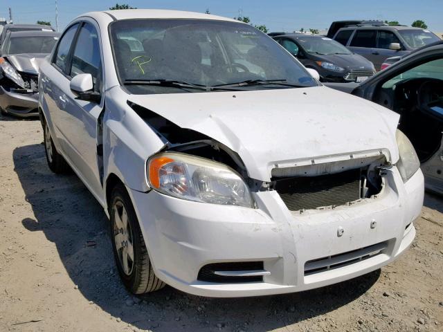 KL1TD5DE8BB225611 - 2011 CHEVROLET AVEO LS WHITE photo 1