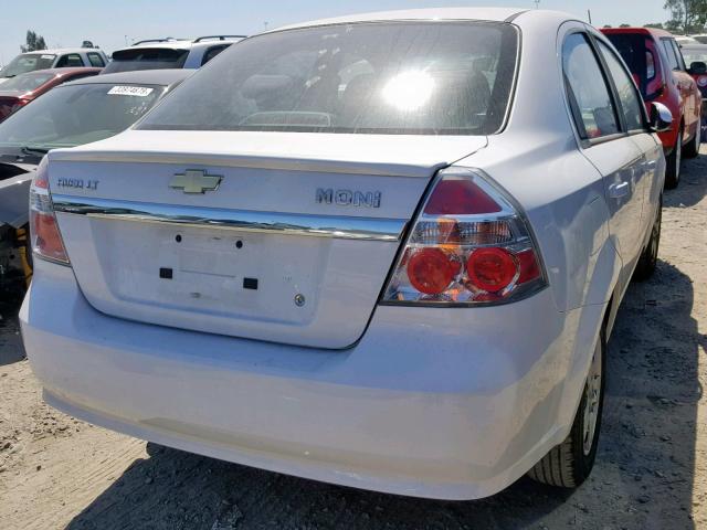 KL1TD5DE8BB225611 - 2011 CHEVROLET AVEO LS WHITE photo 4