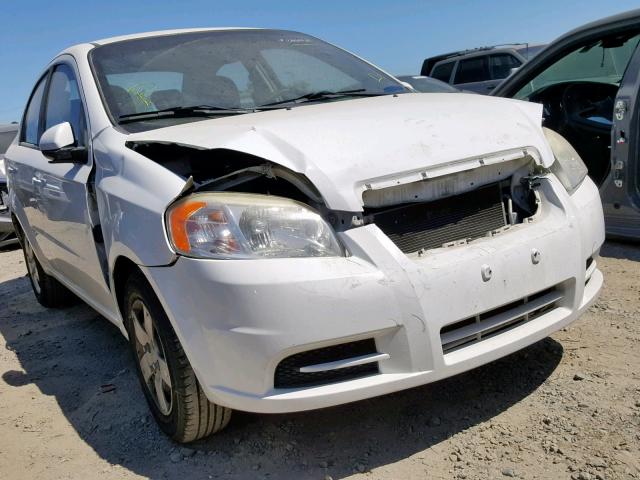 KL1TD5DE8BB225611 - 2011 CHEVROLET AVEO LS WHITE photo 9