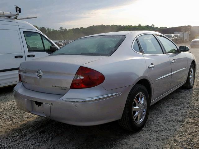 2G4WD532851172888 - 2005 BUICK LACROSSE C SILVER photo 4