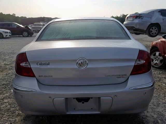 2G4WD532851172888 - 2005 BUICK LACROSSE C SILVER photo 9