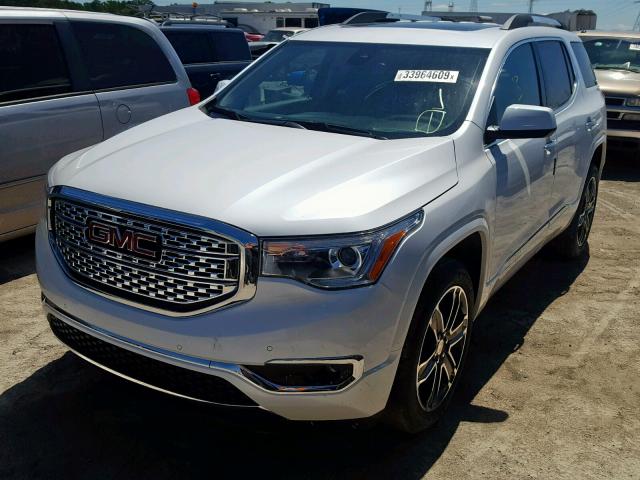 1GKKNXLS7KZ116086 - 2019 GMC ACADIA DEN WHITE photo 2