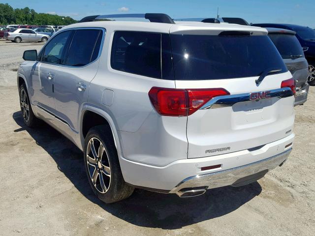 1GKKNXLS7KZ116086 - 2019 GMC ACADIA DEN WHITE photo 3