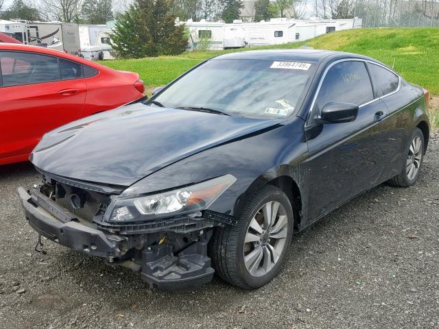 1HGCS1B83CA014393 - 2012 HONDA ACCORD EXL BLACK photo 2