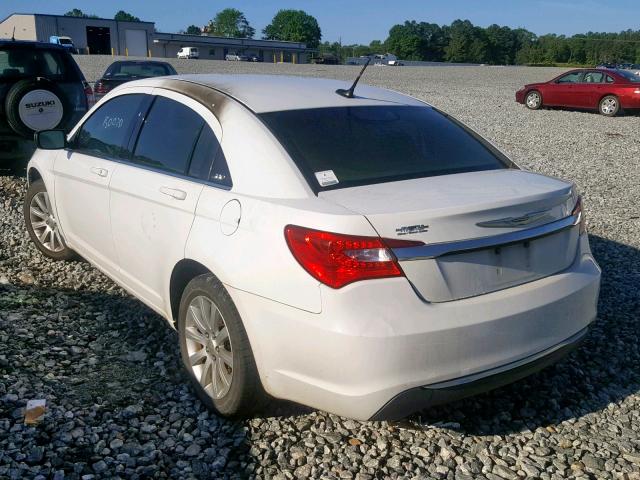 1C3CCBBB0CN117913 - 2012 CHRYSLER 200 TOURIN WHITE photo 3