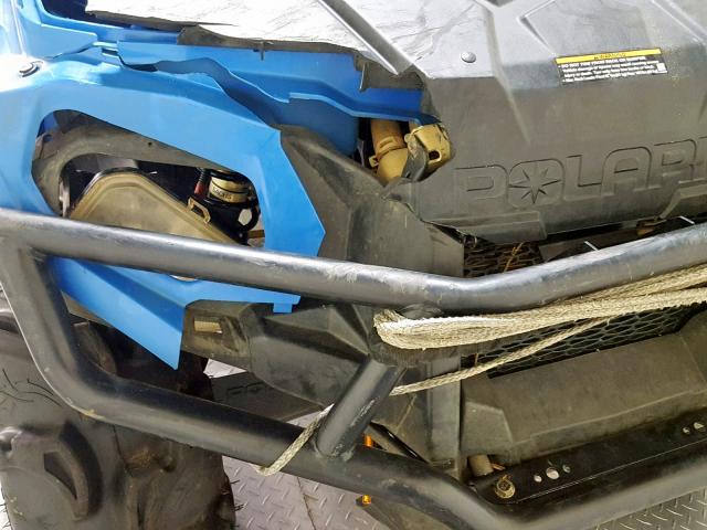 4XASEA508JA237749 - 2018 POLARIS SPORTSMAN BLUE photo 15