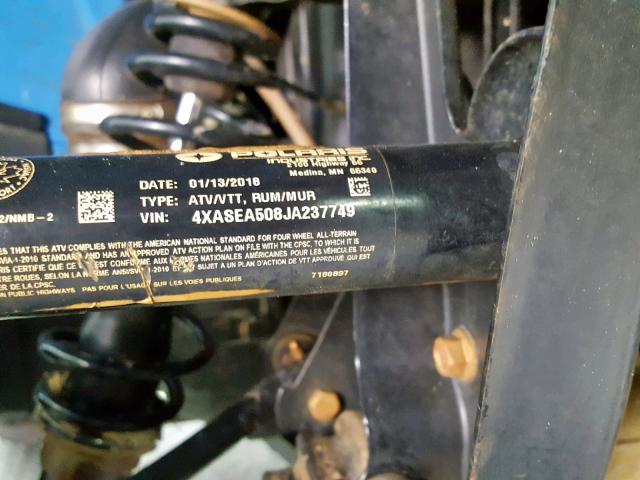 4XASEA508JA237749 - 2018 POLARIS SPORTSMAN BLUE photo 20