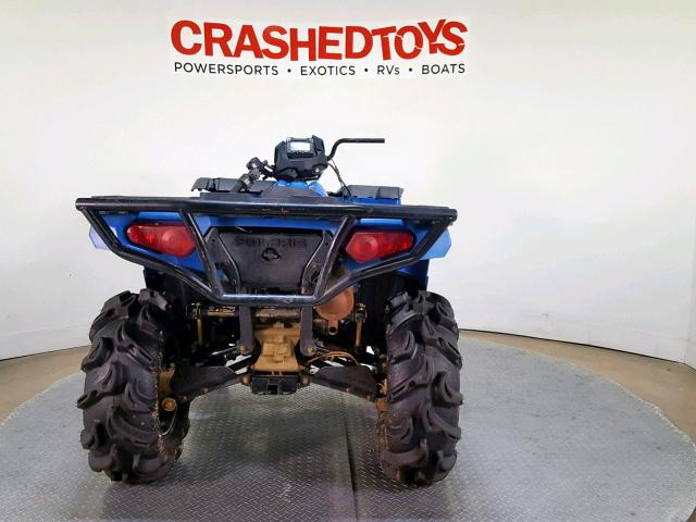 4XASEA508JA237749 - 2018 POLARIS SPORTSMAN BLUE photo 7